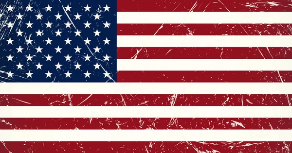 Grunge Flaga Kraju Usa — Zdjęcie stockowe