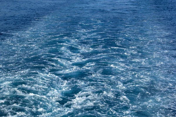 Фон Волн Океане Кораблем — стоковое фото