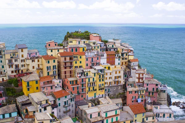 Aldeia Manarola Costa Cinque Terre Itália — Fotografia de Stock