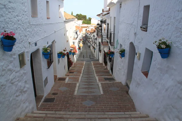 Alley Mijas Malaga Andalucía Costa Del Sol — Foto de Stock