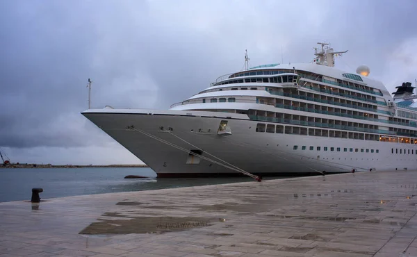 Vista Barco Puerto Trapani — Foto de Stock