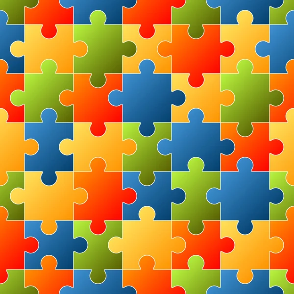 Puzzleteile Hintergrund Endlos — Stockfoto