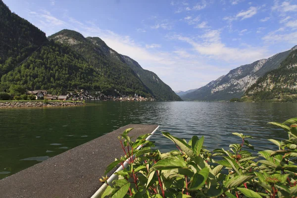 Austria Panorama Lake Mountains — Stock Photo, Image