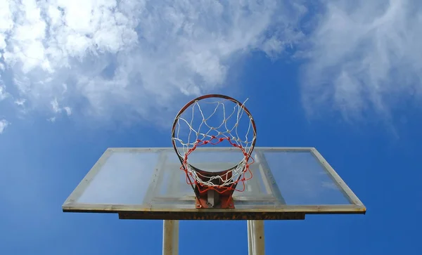 Obręcz Koszykówki Parku — Zdjęcie stockowe