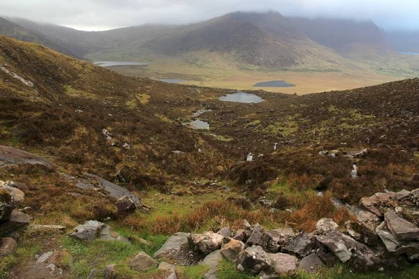 View Conor Pass Dingle Peninsula Ireland — Stockfoto