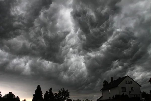 Штормові Хмари Небо Хмарами Хмарність Погода — стокове фото