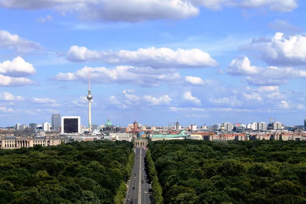 Vista Berlim Capital Alemã — Fotografia de Stock