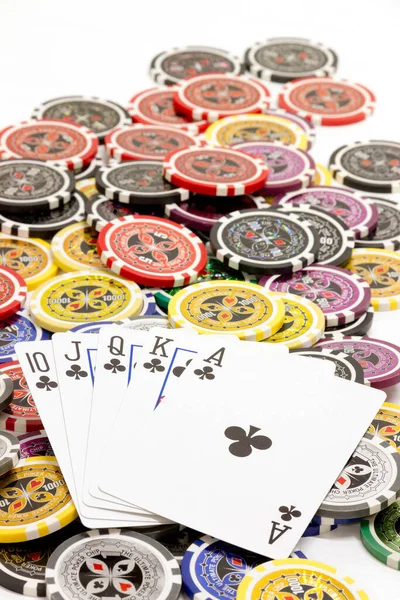 カジノの支払いカードギャンブル — ストック写真