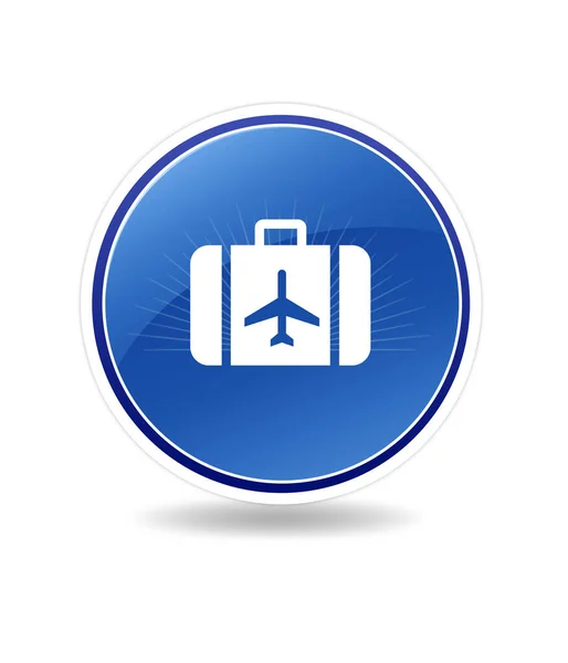 High Resolution Graphic Last Minute Icon Suitecase — Stock Photo, Image