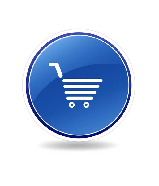 Gráfico Alta Resolución Icono Tienda Con Clipart Carrito Compras —  Fotos de Stock