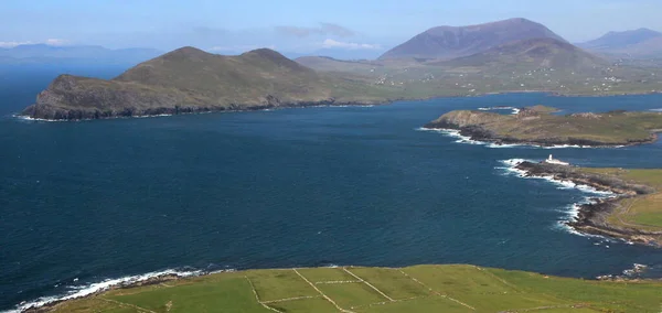 Kust Van Valentia Eiland Gezien Vanaf Geokaun Ierland — Stockfoto