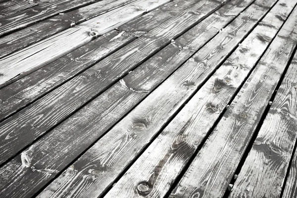 Aged Wooden Terrace Floor Background — Stock Photo, Image