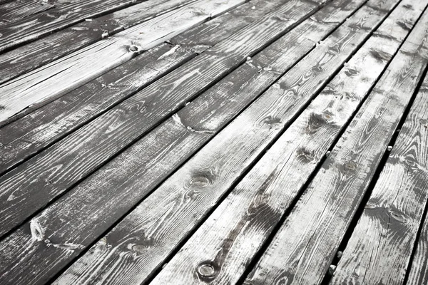 Verouderd Houten Terras Vloer Achtergrond — Stockfoto