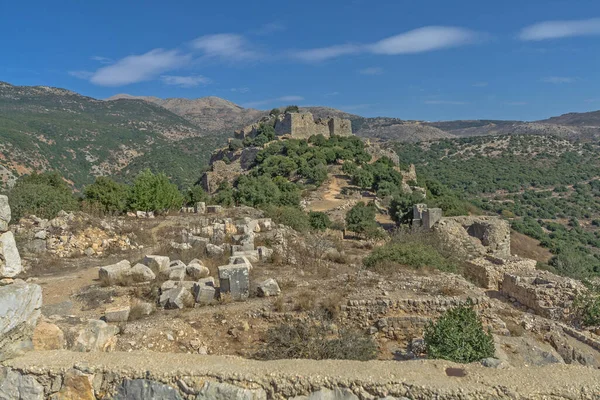 Megalithische Structuur Prachtig Landschap Van Israël Golan — Stockfoto