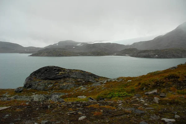 Noruega Sobre Paisagem Natural Fundo — Fotografia de Stock