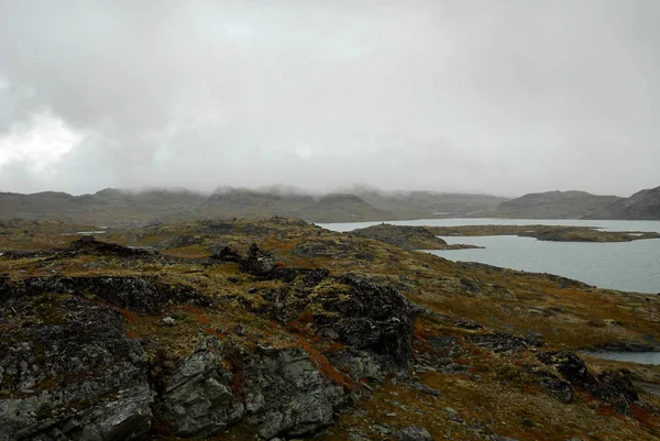 Noruega Sobre Paisagem Natural Fundo — Fotografia de Stock