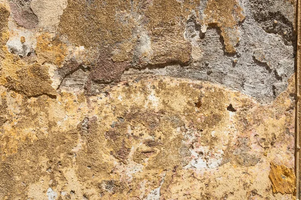 Erdfarbe Verputzte Wandstruktur — Stockfoto