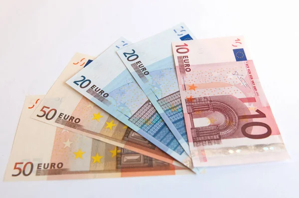 Una Pila Euro Billetes Banco —  Fotos de Stock