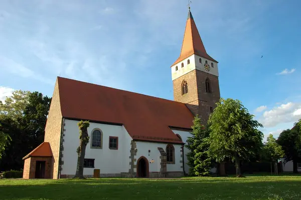 Igreja Histórica Minfeld Junho 2013 — Fotografia de Stock
