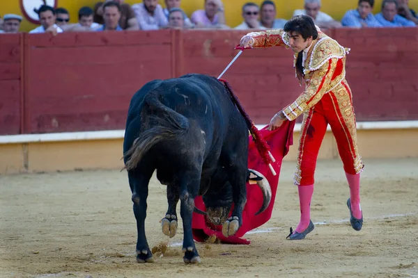 Ein Detail Eines Stierkampfs Spanien — Stockfoto