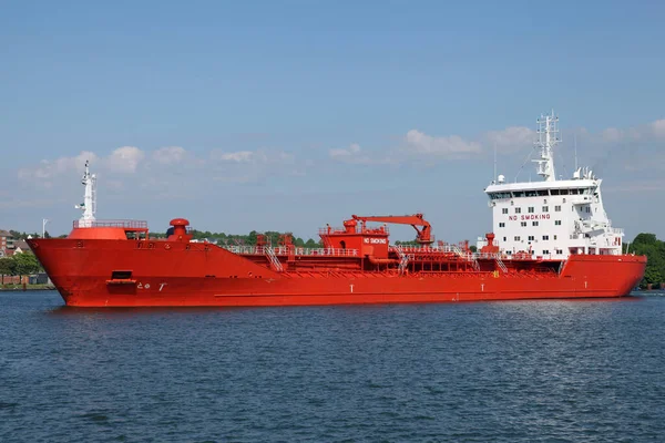 Tanker Auf Dem Kiel Kanal — Stockfoto