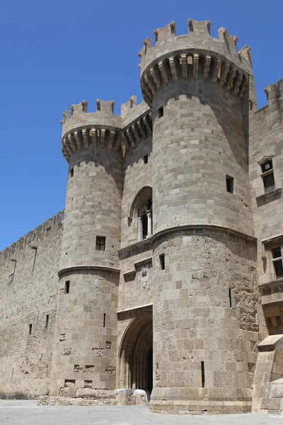 Grand Master Palace Old Town Rhodes Greece — Stock Photo, Image