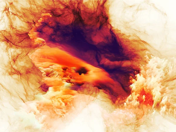 Σχέδιο Αποτελείται Από Εκρήγνυται Σκέλη Της Fractal Καπνού Και Χρώμα — Φωτογραφία Αρχείου
