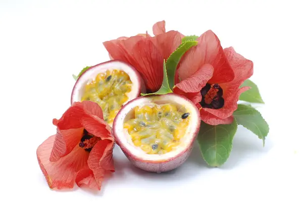 Fruta Paixão Passiflora Edulis — Fotografia de Stock