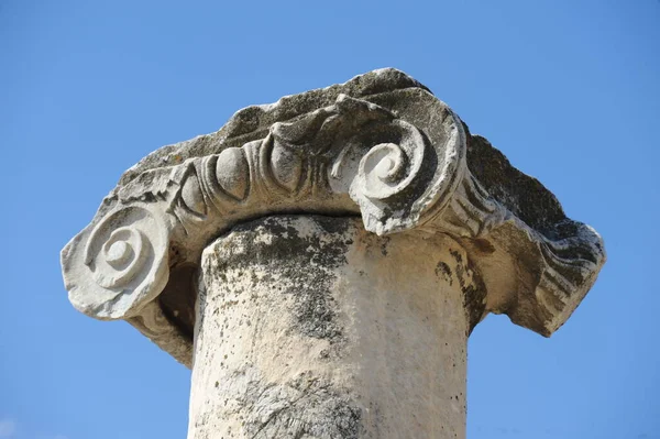 Turkey Bergamo Pergamon Columns — Stock Photo, Image