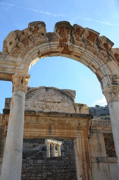 Truthahn Ephesus Säulen Thater — Stockfoto