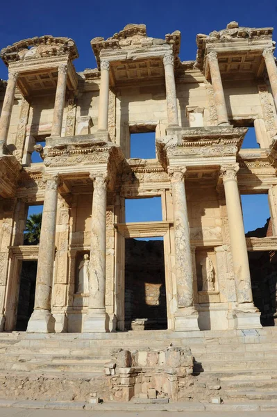 Γαλοπούλα Ephesus Στήλες Thater — Φωτογραφία Αρχείου