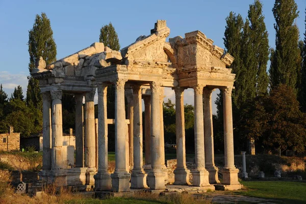 Turquía Éfeso Columnas Thater —  Fotos de Stock