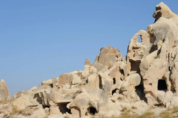 Feeënschoorstenen Urgup Cappadocië Kalkoen — Stockfoto