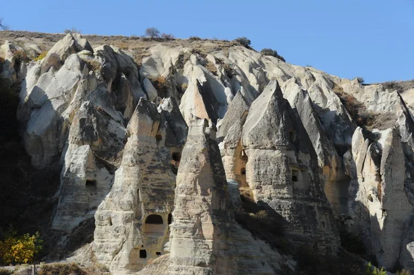 Καμινάδες Νεράιδα Στο Urgup Cappadocia Γαλοπούλα — Φωτογραφία Αρχείου