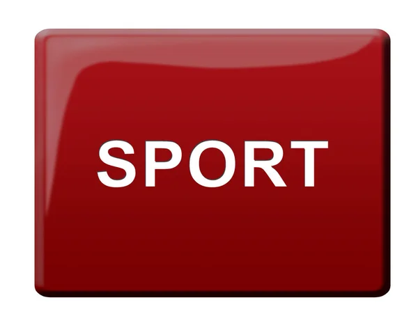 Sportovní Tlačítko Stiskněte Tlačítko — Stock fotografie