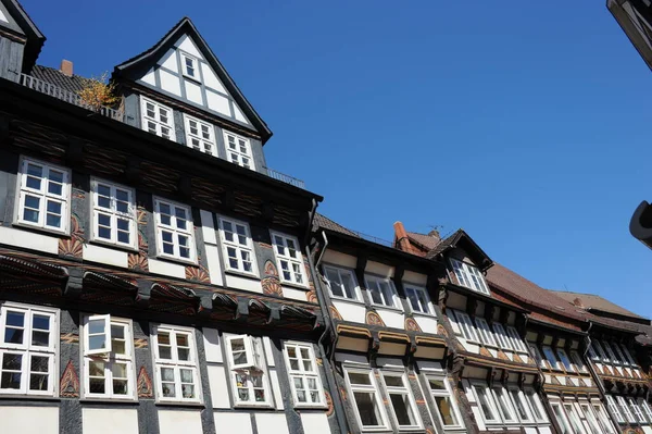 Einbeck Con Casas Con Entramado Madera —  Fotos de Stock