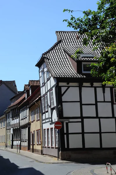 Einbeck Avec Des Maisons Colombage — Photo