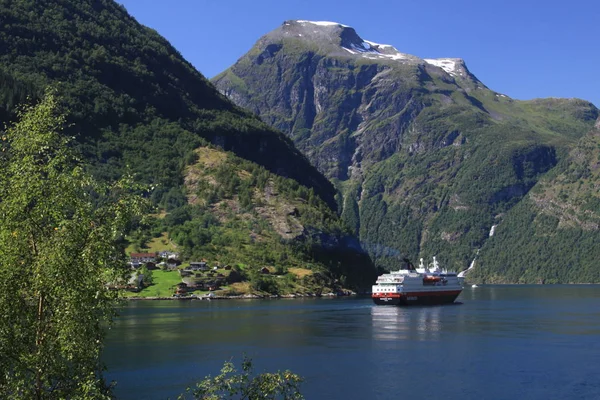 Geiranger Fjordról — Stock Fotó