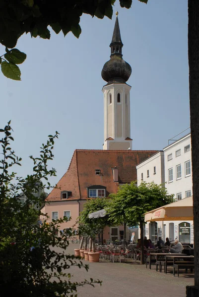 Malowniczy Widok Architekturę Kościoła Chrześcijańskiego — Zdjęcie stockowe