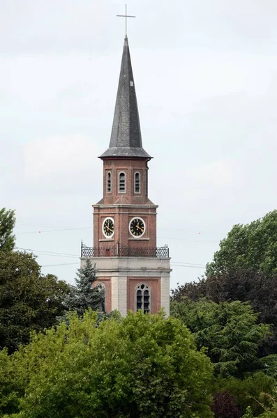 Vista Panorámica Los Detalles Iglesia Arquitectura — Foto de Stock