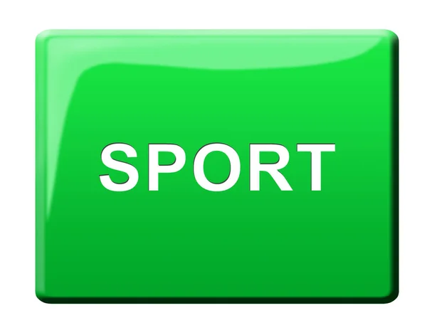 Sportknop Drukknop — Stockfoto