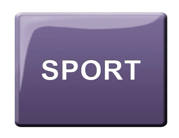 Sportknop Drukknop — Stockfoto