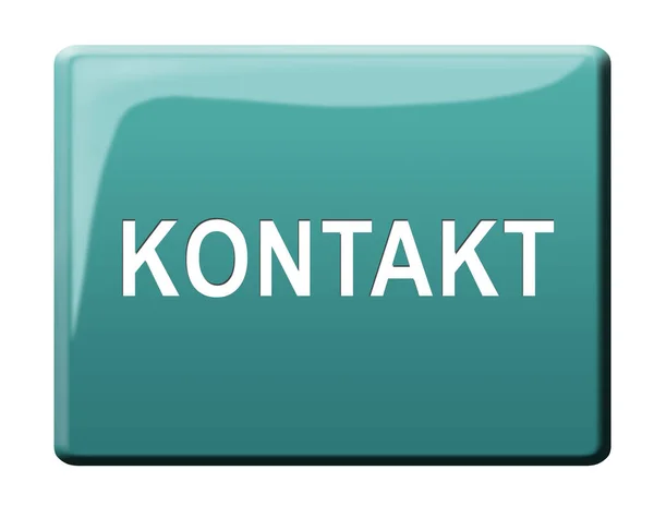 Schaltfläche Kontakt Abbildung — Stockfoto