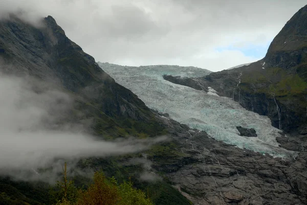 Noruega Sobre Naturaleza Paisaje Fondo — Foto de Stock