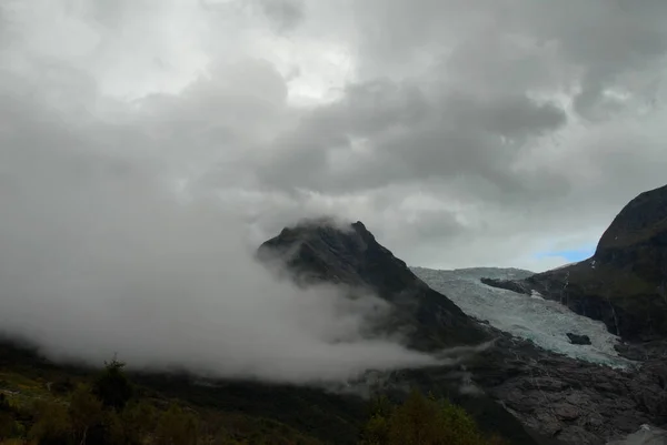 Noruega Sobre Naturaleza Paisaje Fondo — Foto de Stock