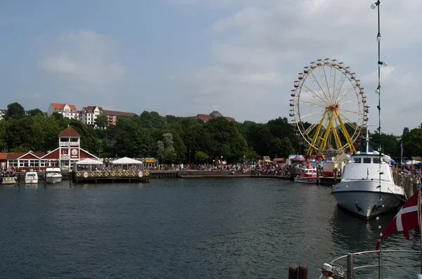 Bateaux Dans Port Eau Mer — Photo