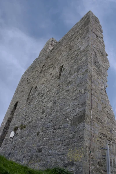 Close Antigo Castelo Condado Ballybunion Kerry Irlanda — Fotografia de Stock