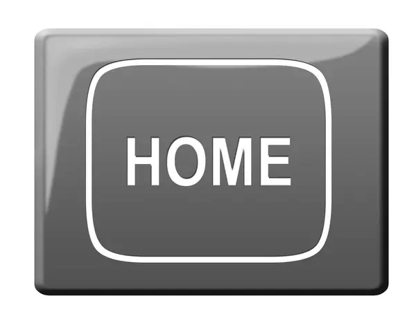 Home Button Graphic Illustration — Stock Photo, Image