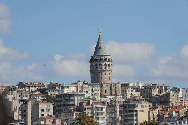 Turkiet Istanbul Europa Asien Världsstad Bosporen Fartyg Hamn — Stockfoto