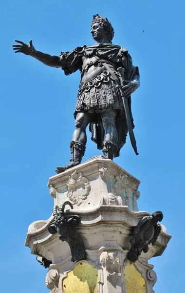 Augustus Monumento Augsburg — Fotografia de Stock